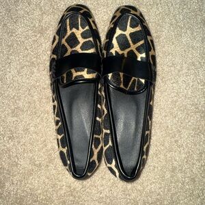 Amazon Black and Tan Patterned Loafers